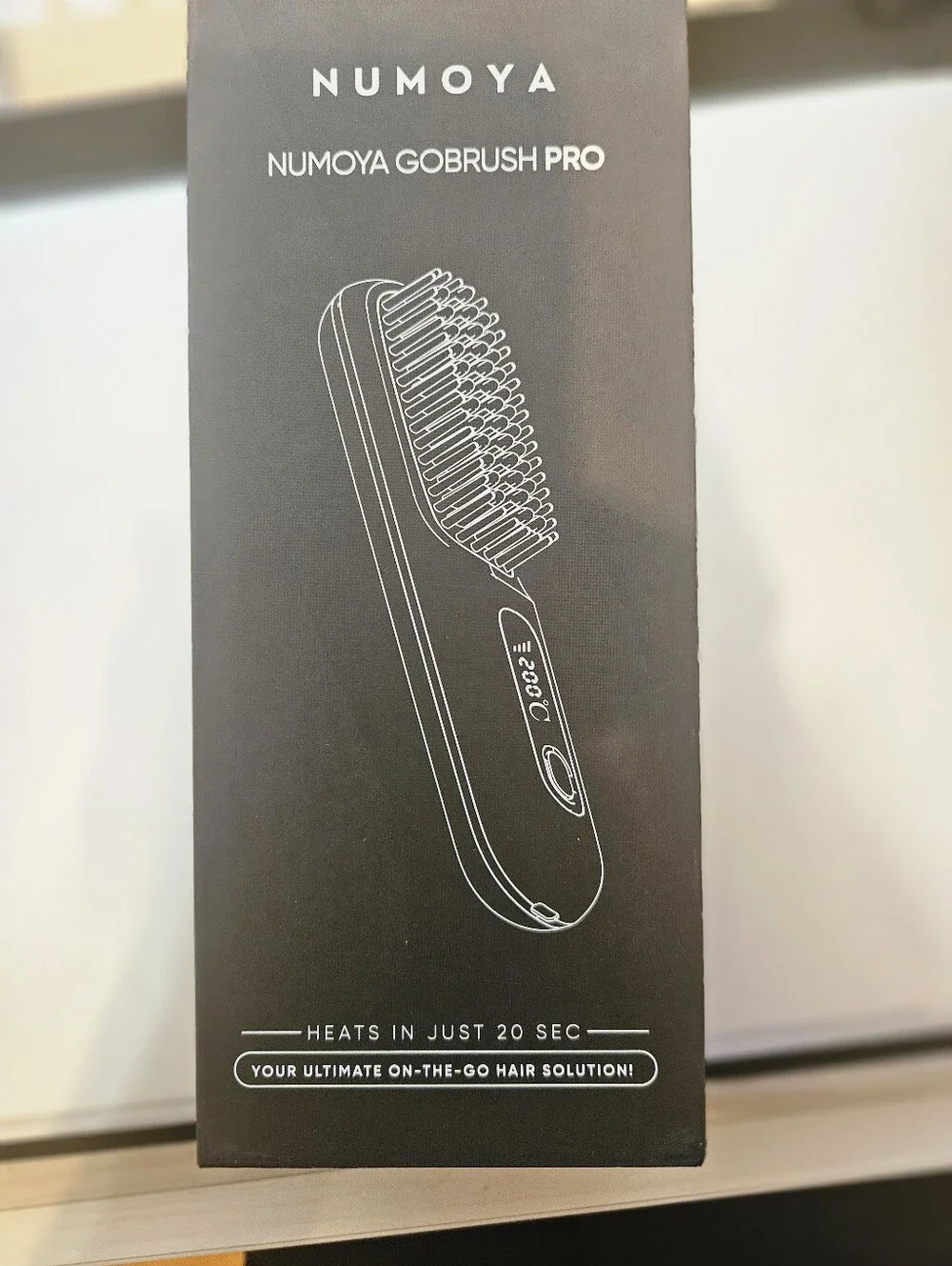 GoBrush Pro Heated Hair Brush – Black